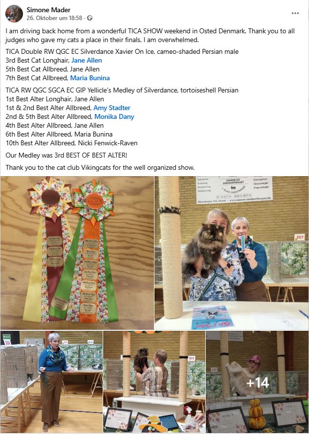 TICA RW QGC / EC Silverdance Xavier On Ice